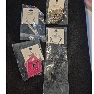 4 pairs MiaCollection Earrings‎  Fashion Jewelry